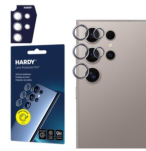 Szkło hartowane na obiektyw 3MK Hardy Lens Protection Pro do Samsung Galaxy S24 Ultra Szary