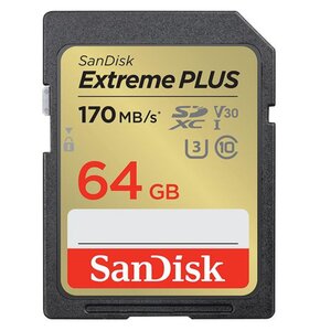 Karta pamięci SANDISK Extreme Plus SDXC 64GB
