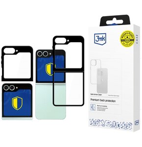 Etui 3MK Satin Armor Case+ do Samsung Galaxy Z Flip 6 Ciemnoprzezroczysty