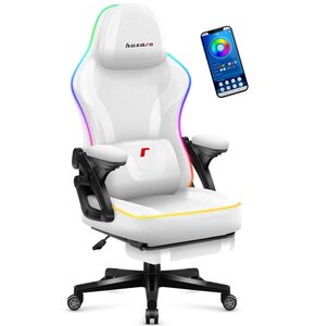 Fotel HUZARO Force 4.6 RGB Biały