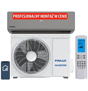 Klimatyzator Split, Pompa ciepła powietrze - powietrze FINLUX FN-AC1S09GR z usługą montażu