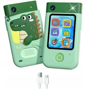 Aparat dla dzieci XREC ADM-02 Zielony Dinozaur