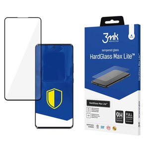 Szkło hartowane 3MK HardGlass Max Lite Black do Motorola Edge 50 Pro
