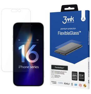 Szkło hybrydowe 3MK FlexibleGlass do Apple iPhone 16 Plus