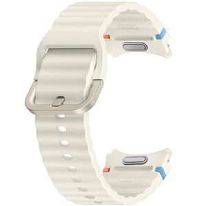 Pasek SAMSUNG Sport Band do Galaxy Watch 4/5/6/7 (20mm) Kremowy