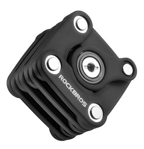 Zapięcie rowerowe ROCKBROS WD795 Folding lock Składane Czarny