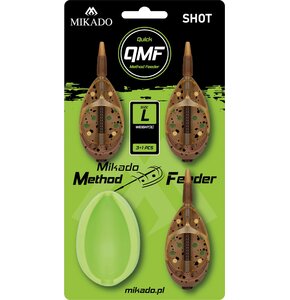 Koszyk do metody MIKADO Feeder Shot Q.M.F. L 3x50g + Foremka