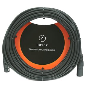 Kabel NOVOX XLR męski - XLR żeński 15 m
