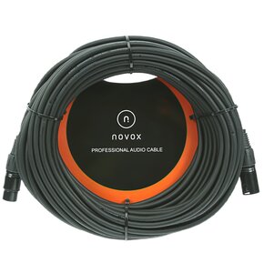 Kabel NOVOX XLR męski - XLR żeński 20 m