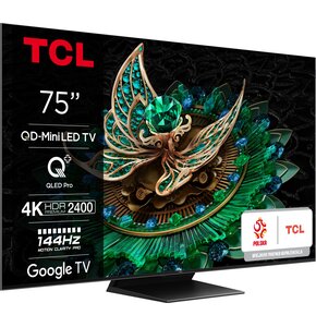 Telewizor TCL 75MQLED85 75" MINILED 4K 144Hz Google TV Dolby Vision Dolby Atmos HDMI 2.1