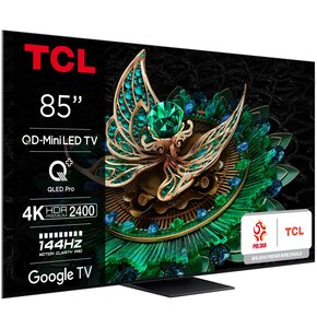 Telewizor TCL 85MQLED85 85" MINILED 4K 144Hz Google TV Dolby Vision Dolby Atmos HDMI 2.1