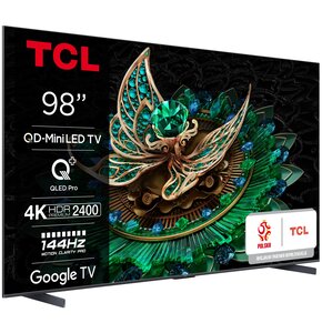 Telewizor TCL 98MQLED85 98" MINILED 4K 144Hz Google TV Dolby Vision Dolby Atmos HDMI 2.1