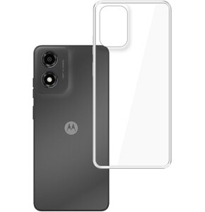 Etui 3MK Clear Case do Motorola Moto E14/G04/G04s Przezroczysty