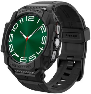 Pasek SPIGEN Rugged Armor Pro do Samsung Galaxy Watch Ultra (47mm) Czarny