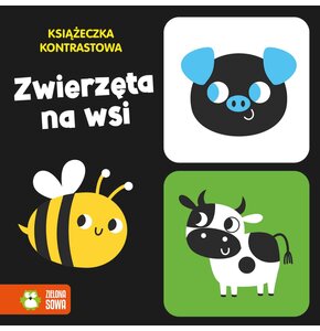 Książka Książeczka kontrastowa Zwierzęta na wsi (twarda okładka)