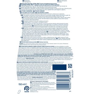 Krem do depilacji dla mężczyzn VEET Total Pro 150ml + gąbka