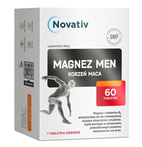 Magnez NOVATIV Men (60 kapsułek)