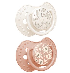 Smoczek LOVI Blossom Ivory 22/923Girl 6-18 m (2 sztuki)