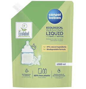 Ekologiczny płyn do mycia CANPOL BABIES Uzupełnienie 1000 ML