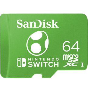 Karta pamięci SANDISK MicroSDXC 64GB do Nintendo Switch Yoshi Edition