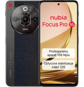 Smartfon NUBIA Focus Pro 5G 8/256GB 6.72" 120Hz Czarny