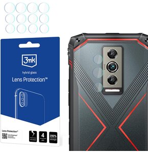 Szkło hybrydowe na obiektyw 3MK Lens Protection do Doogee Blade 10/10 Pro /Ultra