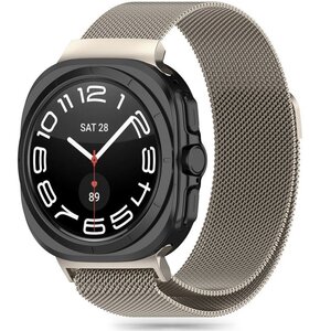 Pasek TECH-PROTECT MilaneseBand do Samsung Galaxy Watch Ultra 47mm Jasnobeżowy