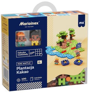 Klocki elastyczne MARIOINEX Mini Waffle Wedel Plantacja Kakao 906392
