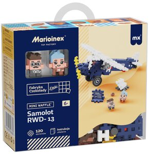 Klocki elastyczne MARIOINEX Mini Waffle Wedel Samolot Rwd-13 906385