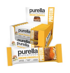 Baton proteinowy PURELLA Superfoods Waniliowa straciatella (15 x 45 g)