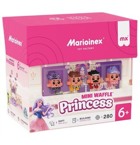 Klocki plastikowe MARIOINEX Mini Waffle Księżniczka 905784