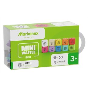 Klocki elastyczne MARIOINEX Mini Waffle EDU Kostki Matematyczne 906408
