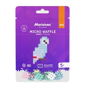 Klocki plastikowe MARIOINEX Micro Waffle Papuga 905883