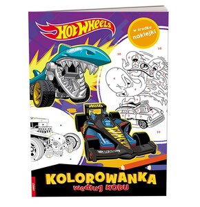 Kolorowanka Hot Wheels Kolorowanka według kodu KKO-1601 (miękka okładka)