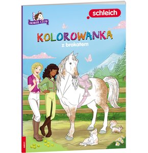 Kolorowanka Schleich Horse Club z brokatem