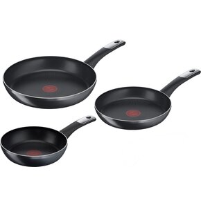 Zestaw patelni TEFAL Hard Titanium Essential C3889053 (3 elementy)