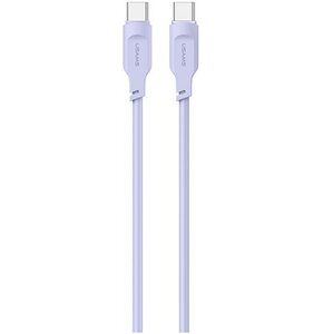 Kabel USB-C - USB-C USAMS SJ567USB03 100W 1.2 m Fioletowy