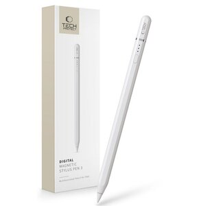 Rysik TECH-PROTECT Digital Magnetic Stylus Pen 3 Biały