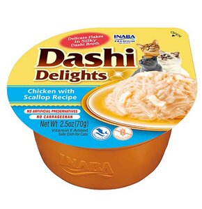 Karma dla kota INABA Dashi Delights Chicken Scallop 70 g