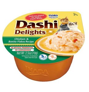 Karma dla kota INABA Dashi Delights Kurczak i tuńczyk bonito 70 g