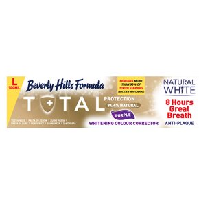 Pasta do zębów BEVERLY HILLS White total protection purple 100 ml