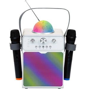 Power audio MUSICMATE MM-SK200 Apex Smart Mikrofon Karaoke Biały