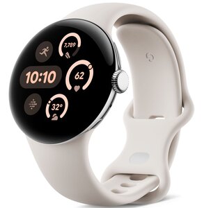 Smartwatch GOOGLE Pixel Watch 3 45mm Porcelanowy (LTPO Amoled do 2000 nitów)