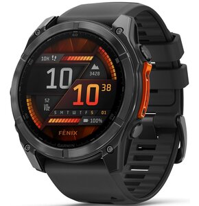 Zegarek sportowy GARMIN Fenix 8 51mm Czarny