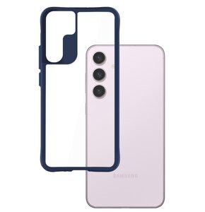 Etui 3MK Satin Armor Case+ do Samsung Galaxy S24 Przezroczysto-niebieski