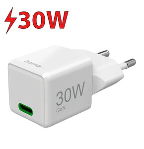 Ładowarka sieciowa HAMA SuperMini 30W PD QC Biały
