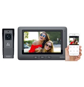 Wideodomofon EURA VDP-45A3-TY Alpha+ Czarny Wi-Fi