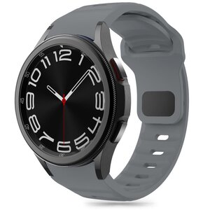 Pasek TECH-PROTECT Silicone Line do Samsung Galaxy Watch 4/5/5 Pro/6/FE Szary