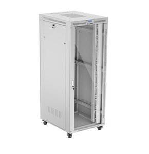 Szafa RACK LANBERG 19" 42U FF01-8042-12SL 800 x 1000 mm, Stojąca Szary