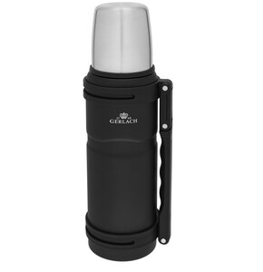 Termos GERLACH Assist Czarno-srebrny 1200 ml